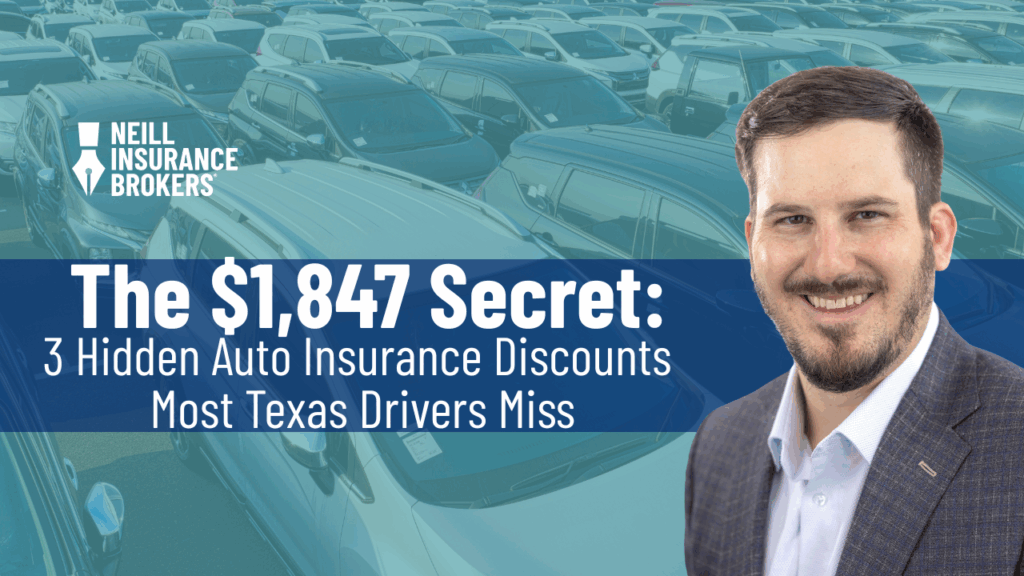 Neill Insurance Brokers reveals 3 hidden auto insurance discounts most Texas drivers miss, saving up to $1,847.
